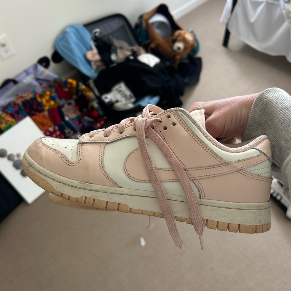 Pink and White Sneakers